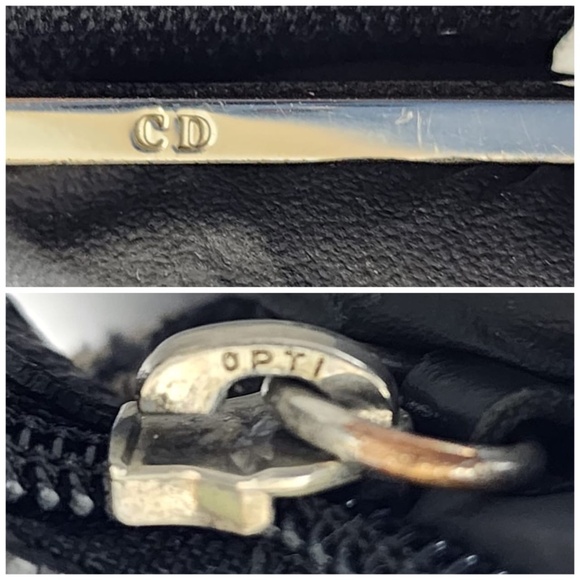 Authentic CHRISTIAN DIOR Diorissimo Trotter Messenger Bag Navy Blue/Grey - Picture 6 of 12